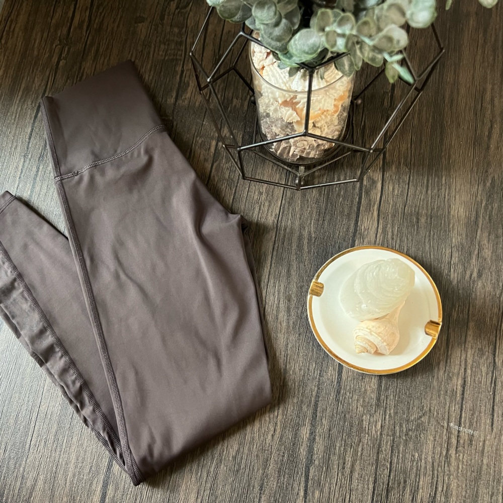 aerie goals 7/8 leggings in relic Small